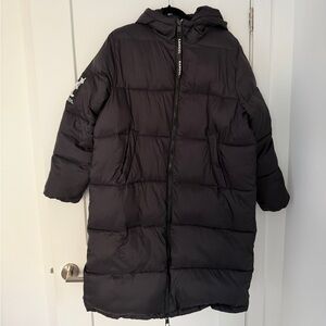 Kangol x H&M Black Long Puffer Jacket